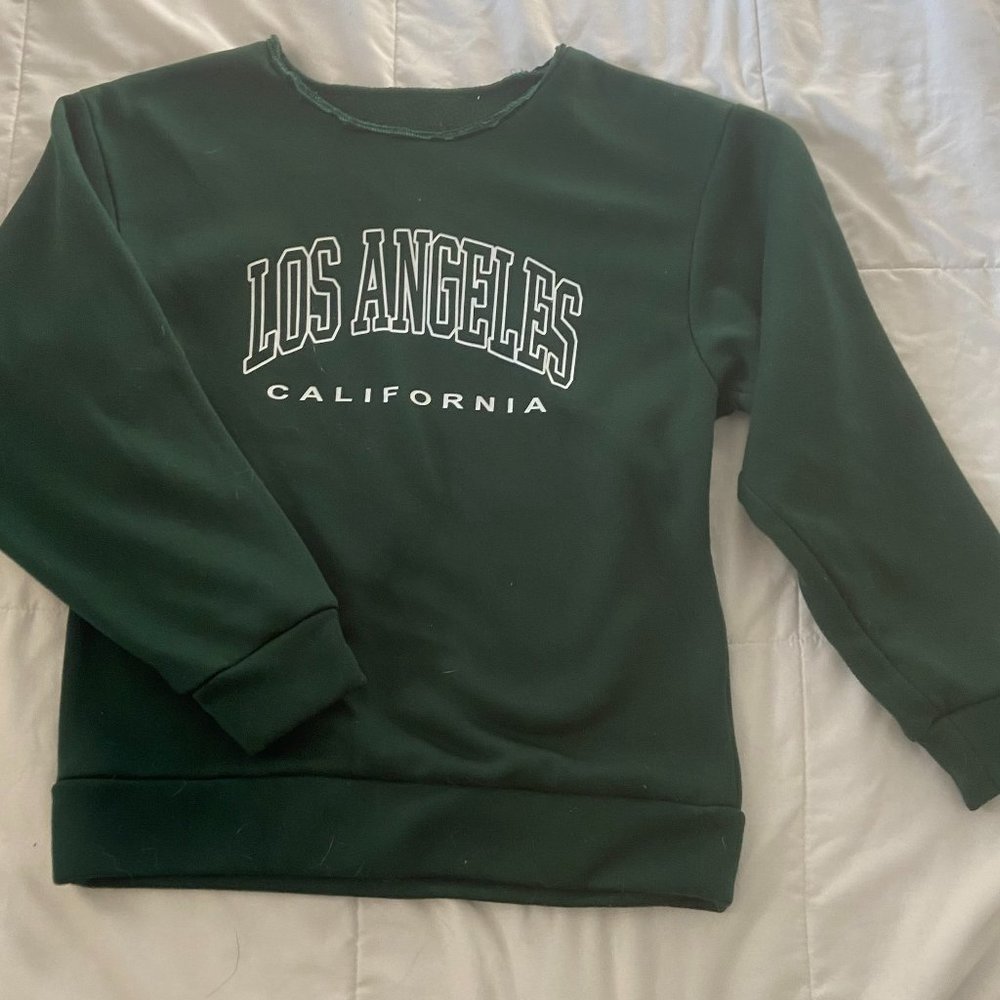 Dark Green Los Angeles Crewneck